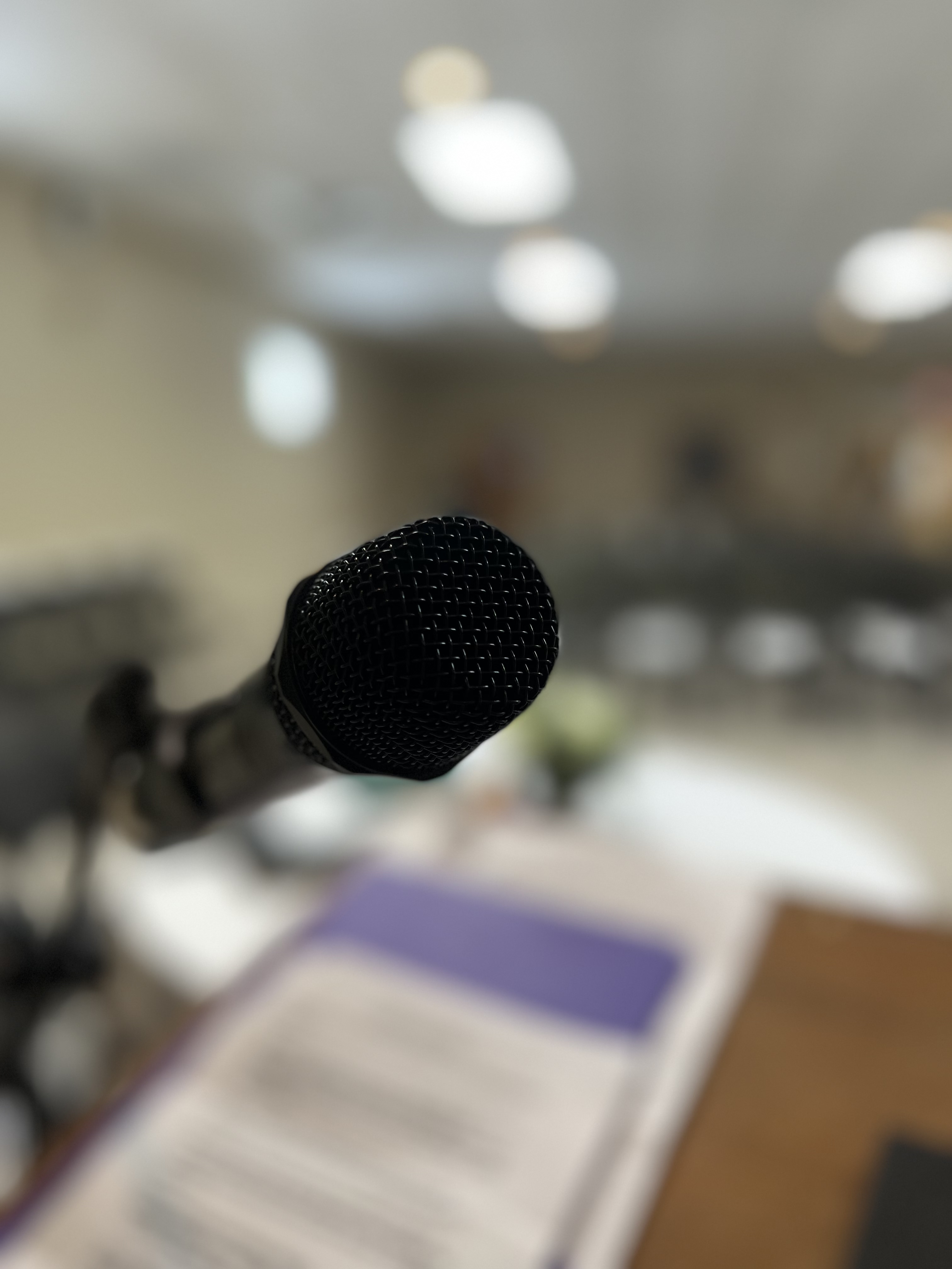 Photo of microphone