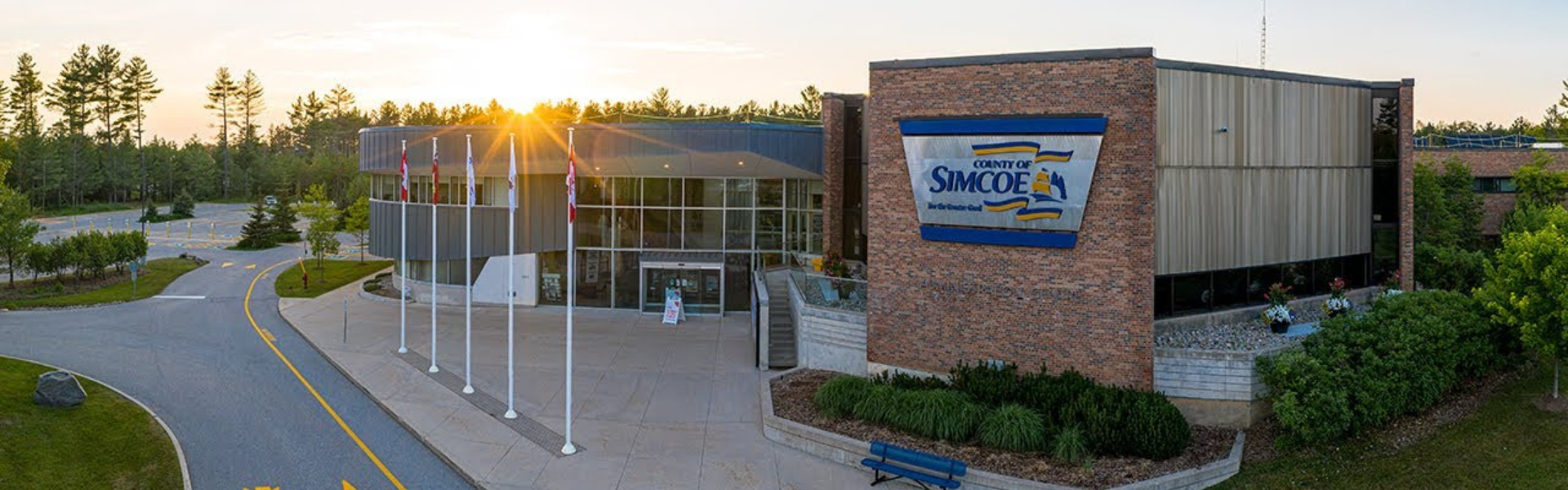 Photo of the County of Simcoe Administrative Building 