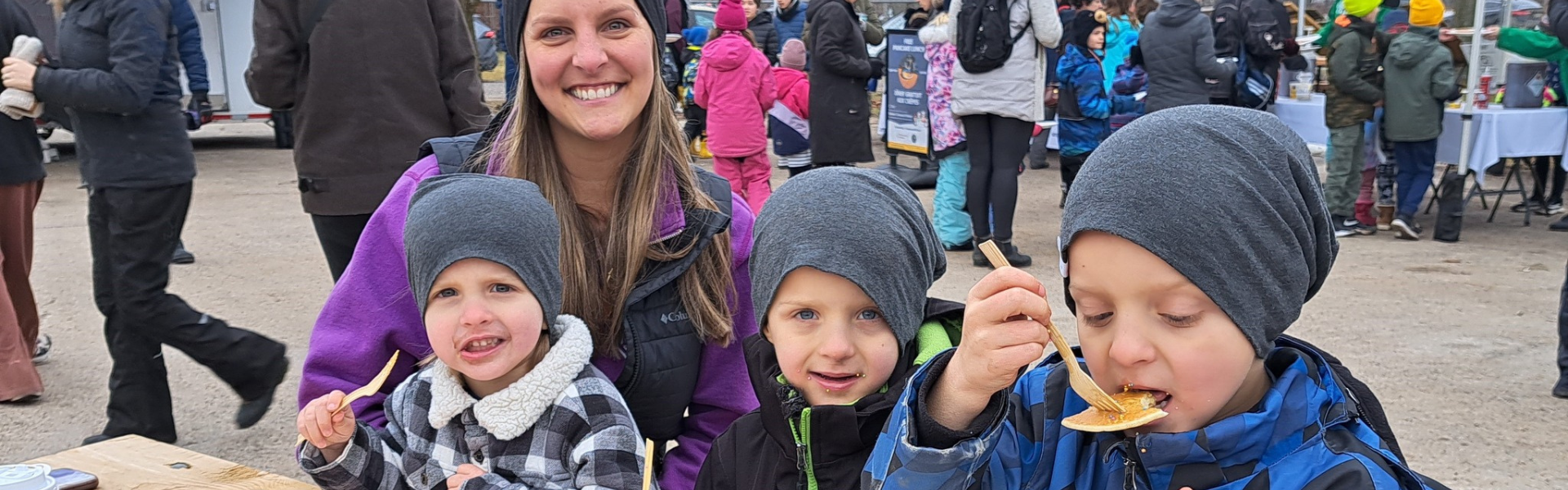 Family at the Winter Carnaval
