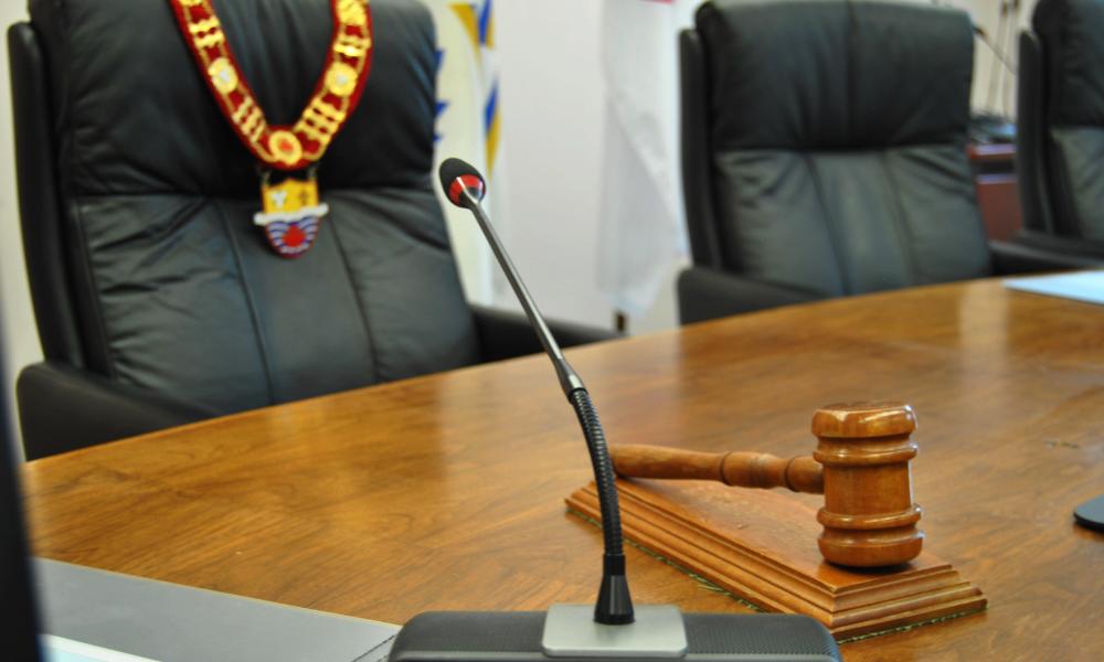 Council Mic and Gavel
