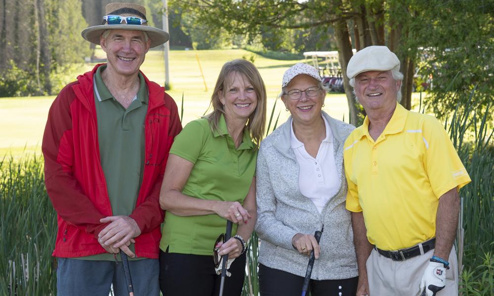 Photo of golfers at the Mayor's Charity Golf Tournament