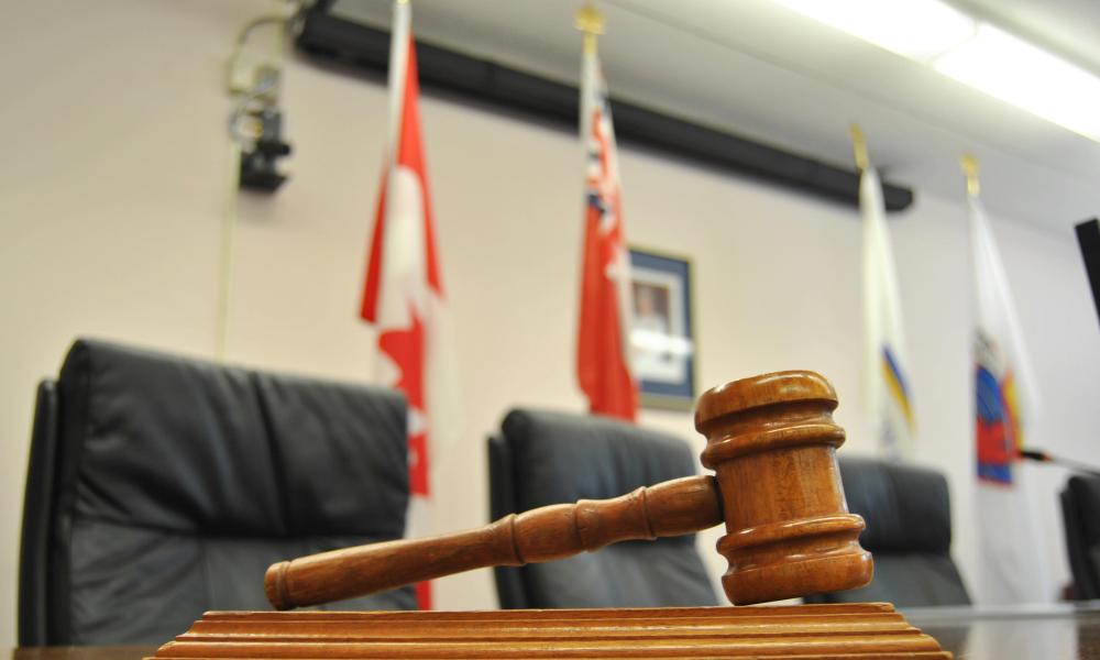 Photo of Council Gavel in Council Chambers