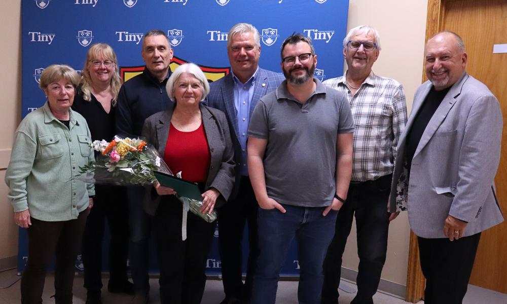 Award recipients and friends at the Volunteer Appreciation BBQ