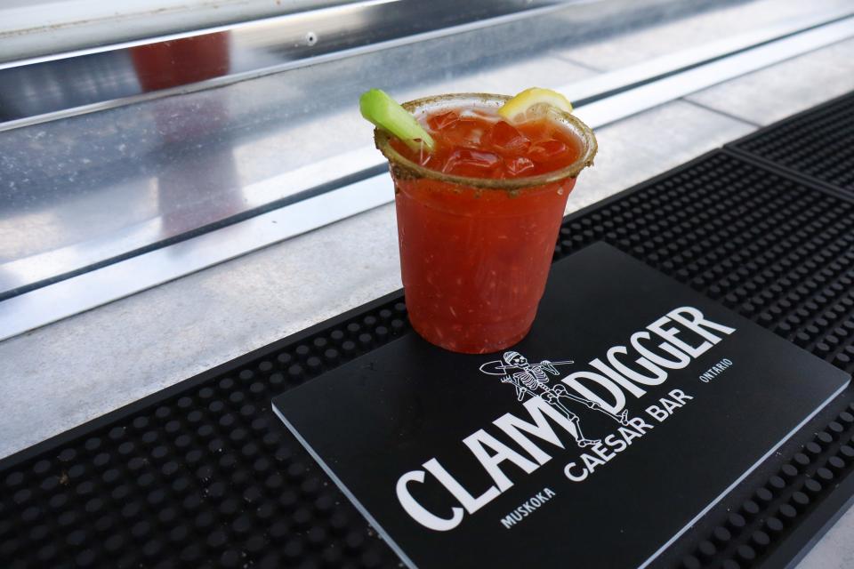 A close-up of a Caesar Cocktail