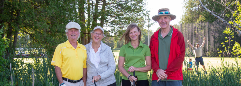 Photo of golfers at the Mayor's Charity Golf Tournament