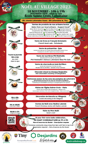 image of the festival du loup's noel au village event on Saturday November 18, 2023 from 10 am to 7 pm