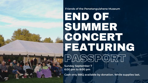 Penetanguishene museum end of summer concert featuring passport