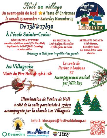 Noel au Village 2025 event poster