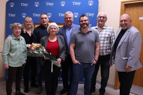 Award recipients and friends at the Volunteer Appreciation BBQ